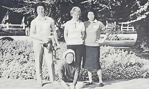 Mrs. Zelie Fallon, Miss Elizabeth Barnett, Miss Ita Burke, Blanche Fabry